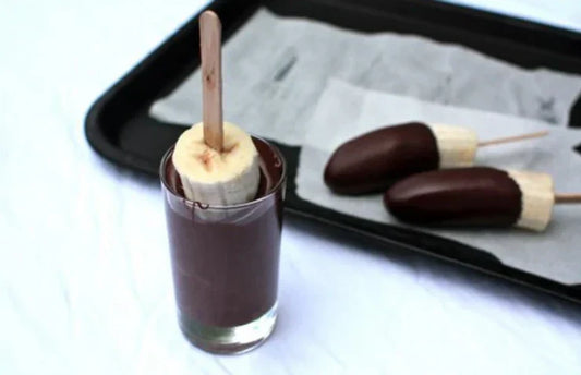 Frozen Chocolate Banana Pops