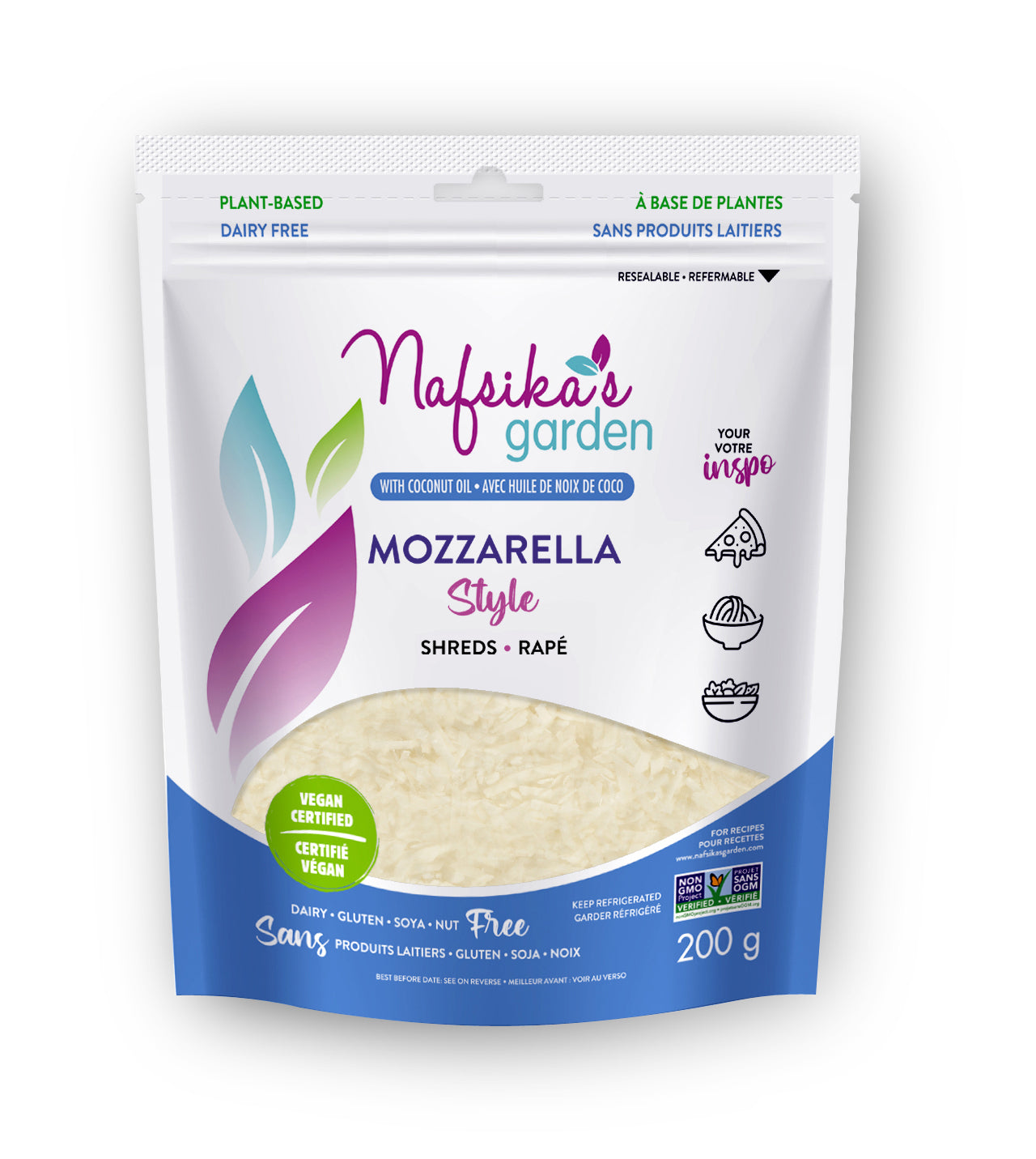 Mozzarella en lamelles 200 g / 7,05 oz